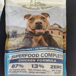 Badlands Ranch Premium Dog Food..Retail $50 For 24 0z. Sell For $15 Per  24 Oz. Will  Deliver Multiple Bags Available.