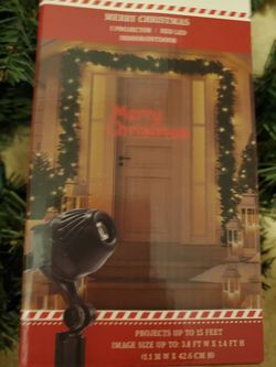 Merry Christmas projector