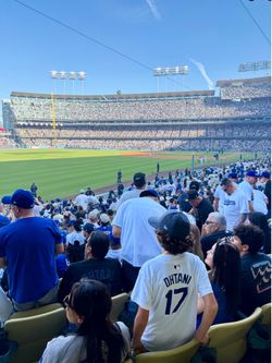 Dodgers vs Rockies Wednesday 5/27 Field Level Yamamoto Bobblehead