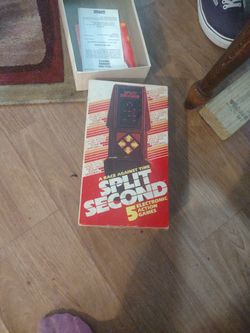Vintage Split Second  Electronic Game