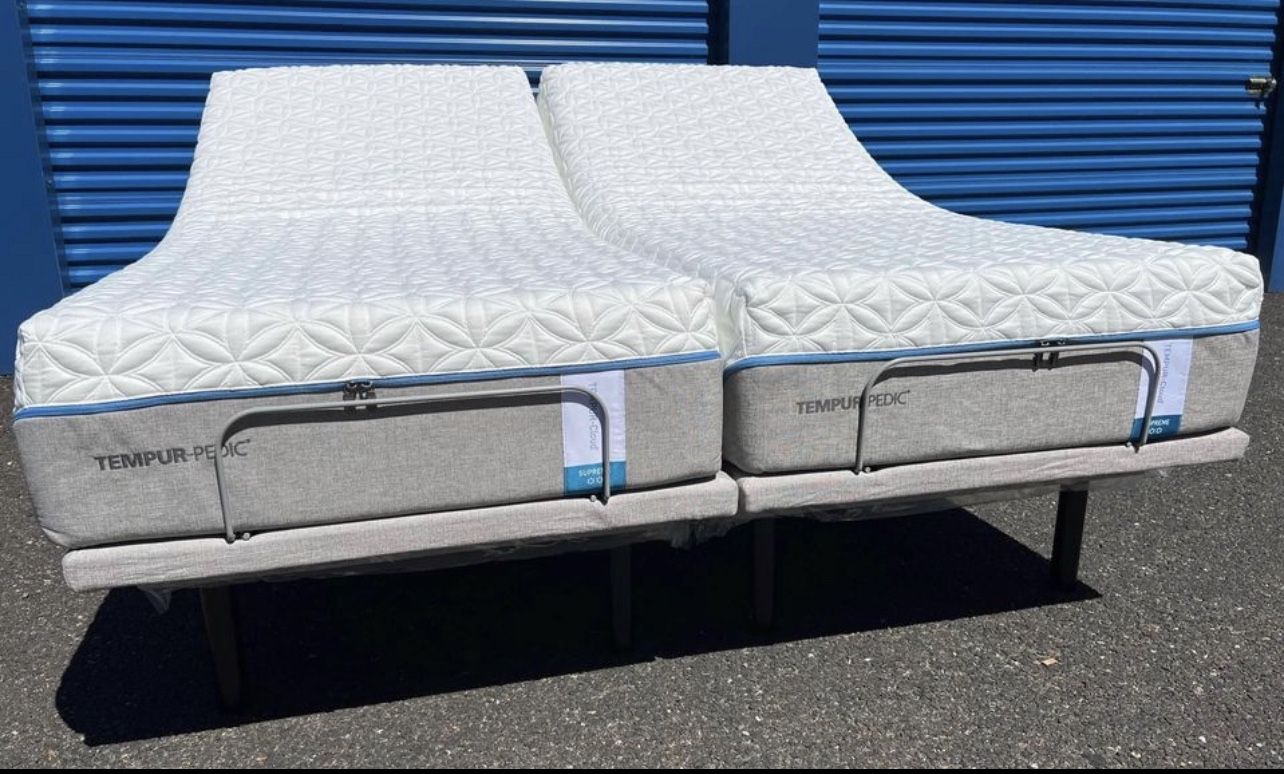 California King Bed Split Cal King Adjustable Bed ! Tempurpedic Cali King Bed ! Movable Bed ! Power Bed ! Motorized Bed ! Free Delivery 