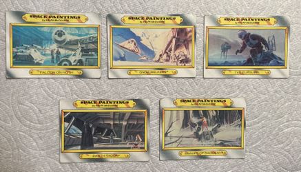 Vintage 80s Star Wars Cards