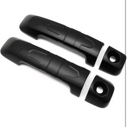 4pcs Black Car Exterior Door Handle Cover for Toyota FJ Cruiser XJ10 TRD Off Road 2007 2008-2019 2020 2021 2022, Side Body Door Trim