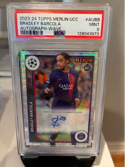 Bradley Barcola Auto /150 RC PSA 9