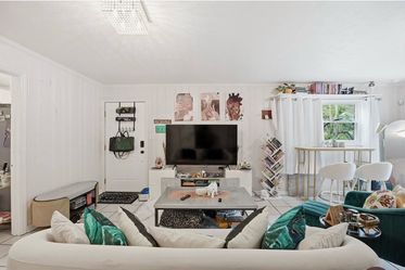White & Gray Geometric Area Rug