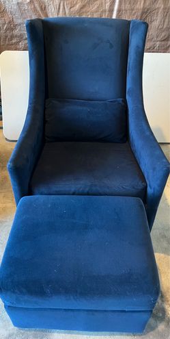 West Elm Glider with Ottoman