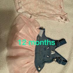 12 Months Set Baby Girl Oshkosh