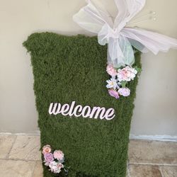 Fairy Themed Welcome Sign 