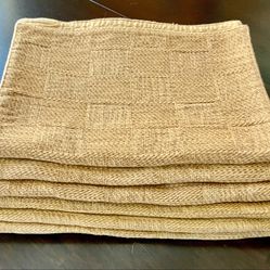 6 TABLE PLACEMATS, DIJON MUSTARD, FOR EASTER DINNER! (SALE)