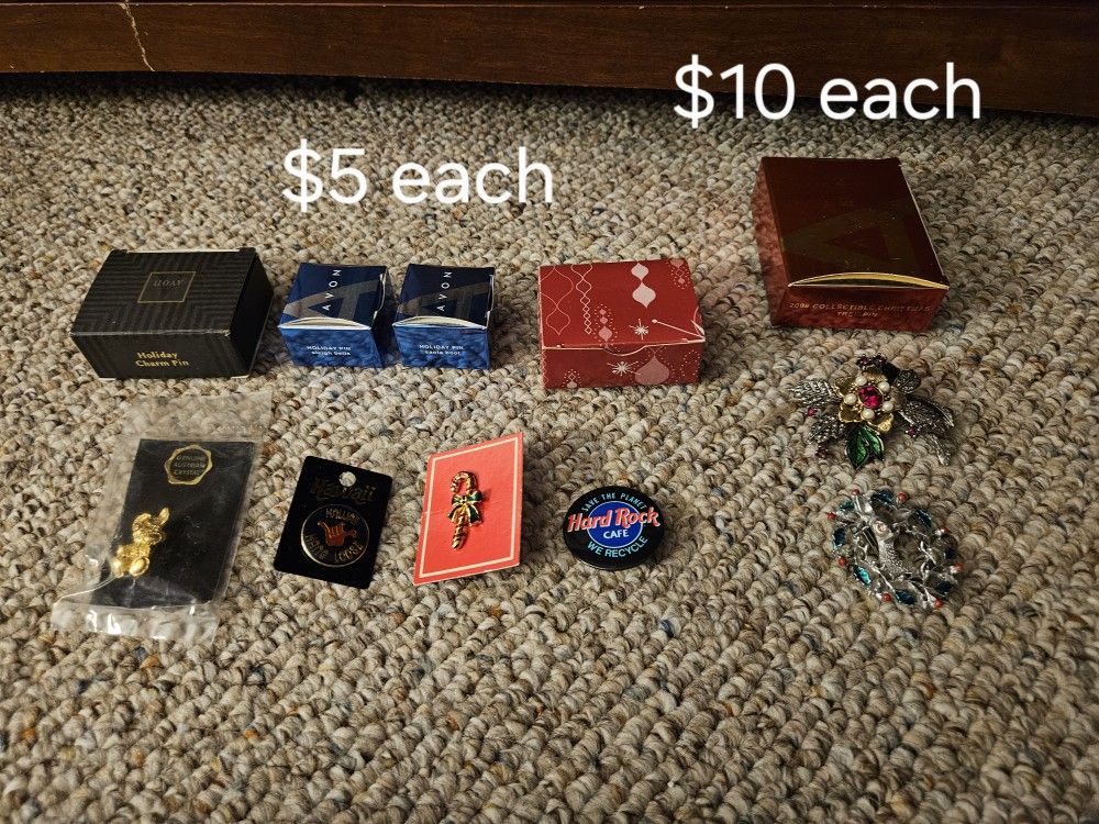 Avon And Other Pins And Brooches