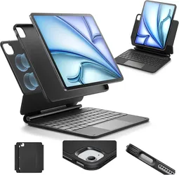 ESR for iPad Air 11/Pro 11 Inch Case Keyboard, Multi-Mode Magnetic Stand
For iPad Air 5/4th, Secure Magnetic Lock, Detachable Back Case, Precision Mul