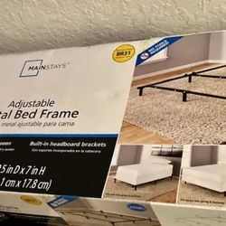 Adjustable Bed Frame 75”Lx59.5 Deepx7”H