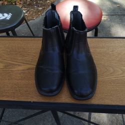 Men's Black Leather Boots