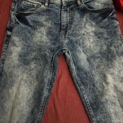acid wash jeans, 30x32