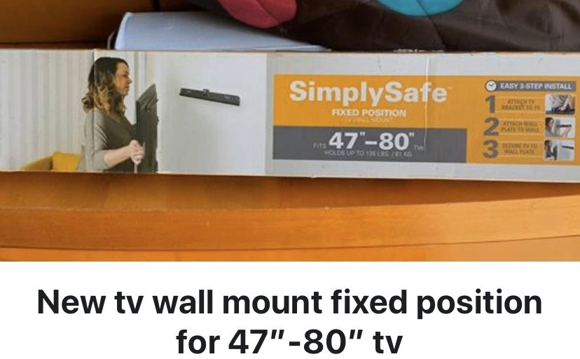 Tv wall mount for 47”-80” tv