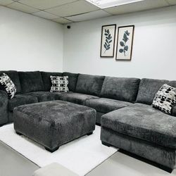 Livingroom Set , Sectionals, Matching Ottoman , No Credit Needed