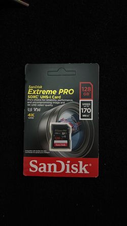 Sandisk 128gb SD card