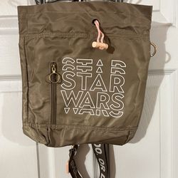 Disney Star Wars ''There Is No Try'' Backpack .  Brand New With Tags 