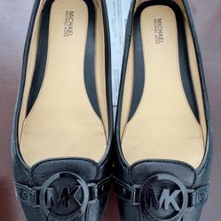 Michael Kors Black Moccasin Flats