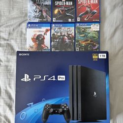 🔥 PS4 Pro 1TB + 6 Games Bundle – $200 Deal! 🎮