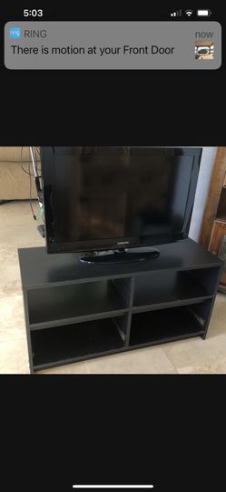 tv and tv stand 
