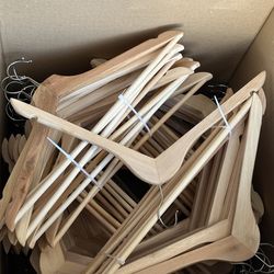 100+ Wooden Hangers