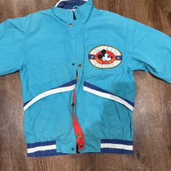 Vintage blue Mickey Mouse windbreaker size small 