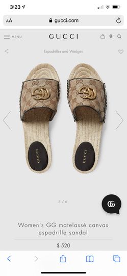 Gucci Wedge Sandals for Sale in Dallas, TX - OfferUp