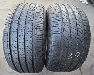 2 USED TIRES GOODYEAR 265/50/20