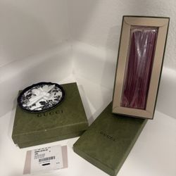 Gucci Herbarium Print Bee Incense-Holder and Incense Sticks Toile De Jouy, NEW!!