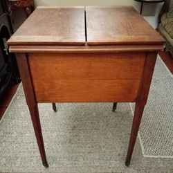 Unique Folding End Table,