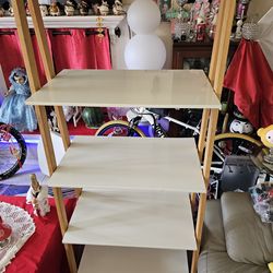 Tall ladder bookcase/ desert stand excellent condition