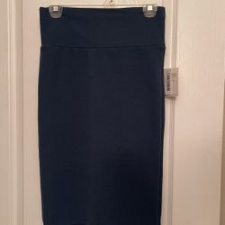 LulaRoe Blue Skirt, NWT