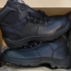 Black Working Boots (Size 11.5)