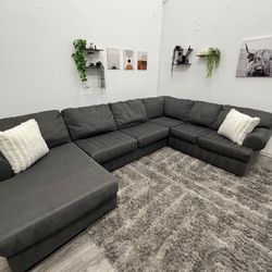 Gray Sectional Couch - Free Delivery 