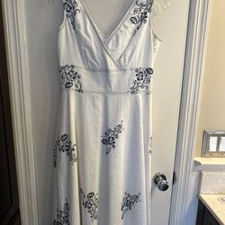 Bandolino Linen Summer Dress Size 6