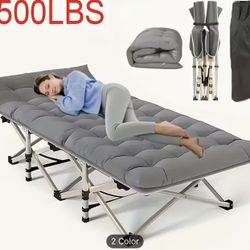 Camping bed see 2nd pic for size comes with cushion top still vacuum sealed $60 firm in n Lakeland 