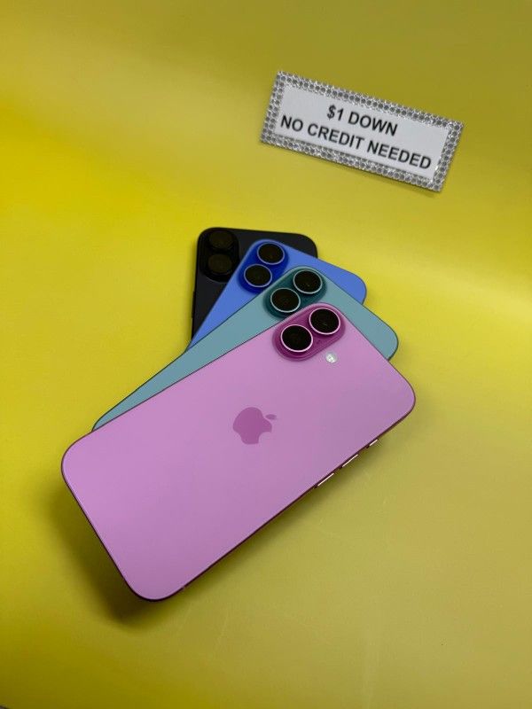Apple IPhone 16 5G - Only $1 Today Pay The Rest Later! 