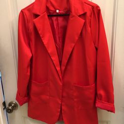 Blazer- Red -with Sheen!!! New