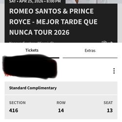 Romeo Santos and Prince Royce concert