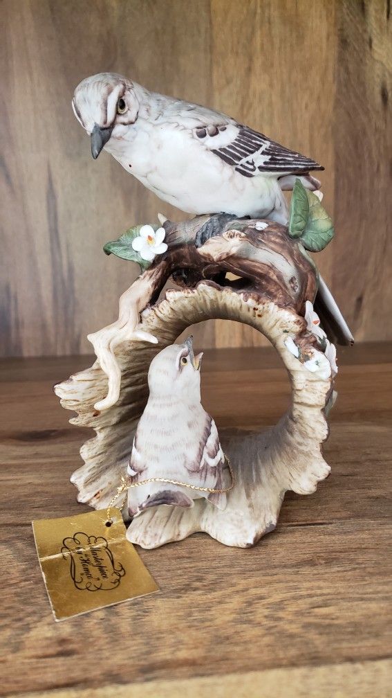 Vintage Antique Homco Masterpiece Bird Baby Figurine Porcelain Ceramic? Mizuno