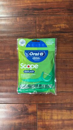 Otal B Glide  SCOPE OUTLAST Floss Picks; CleanTech Floss: MINT Flavor; 75 Count