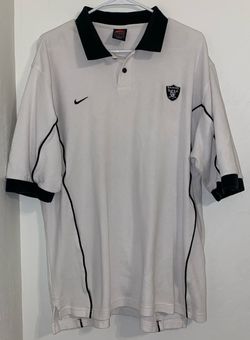 Oakland Raiders Vintage Team Nike White Polo Men’s XL