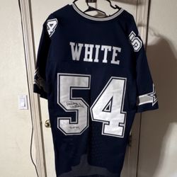 Dallas Cowboys Authentic Randy White Autographed Football Jersey JSA Certified 