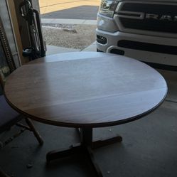 Wooden Table & 4 Chairs ($15 a piece) 