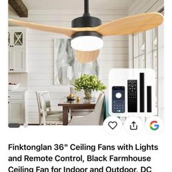 36 Inch Ceiling Fan