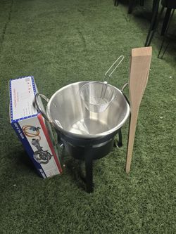 Cazo para carnitas chicharrones fritangas kit completo y nuevo para 15lb