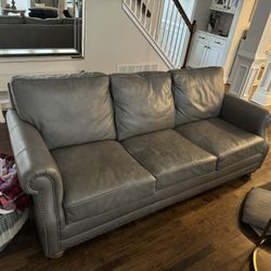 Haverty’s Bernhardt Leather Couches (2)