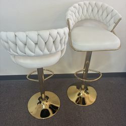 2 Pc Swivel Bar Stools 