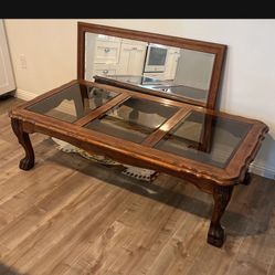 Coffee Table And Mirror 